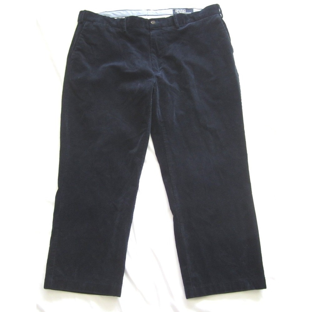 Polo Ralph Lauren Mens Corduroy Pants Classic Fit 40x25 Stretch Trousers (MP717)